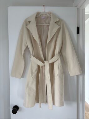 Cream Trench Coat